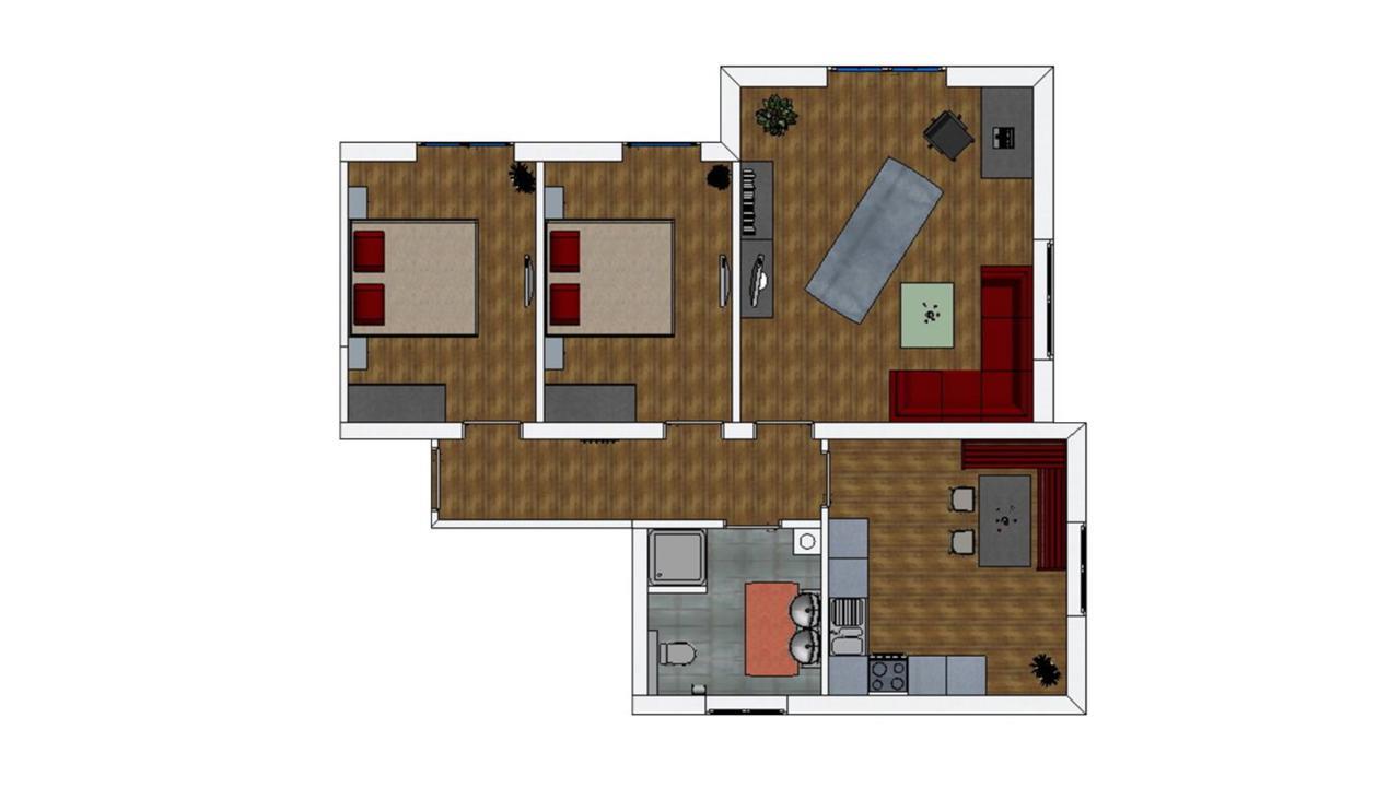 Pension Appartement Lanzer มุสบวร์ก ภายนอก รูปภาพ